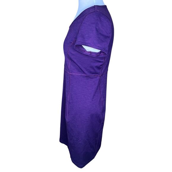 Duluth Trading Co. Women’s Athletic Casual Plum/Navy Dress Size Small - Picture 6 of 9